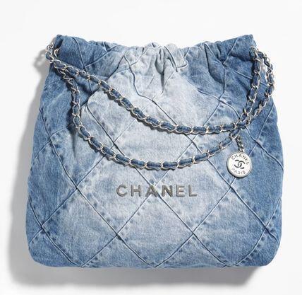 【希少☆色落ちデニムで爽やかに】CHANEL 22 デニムバックパック